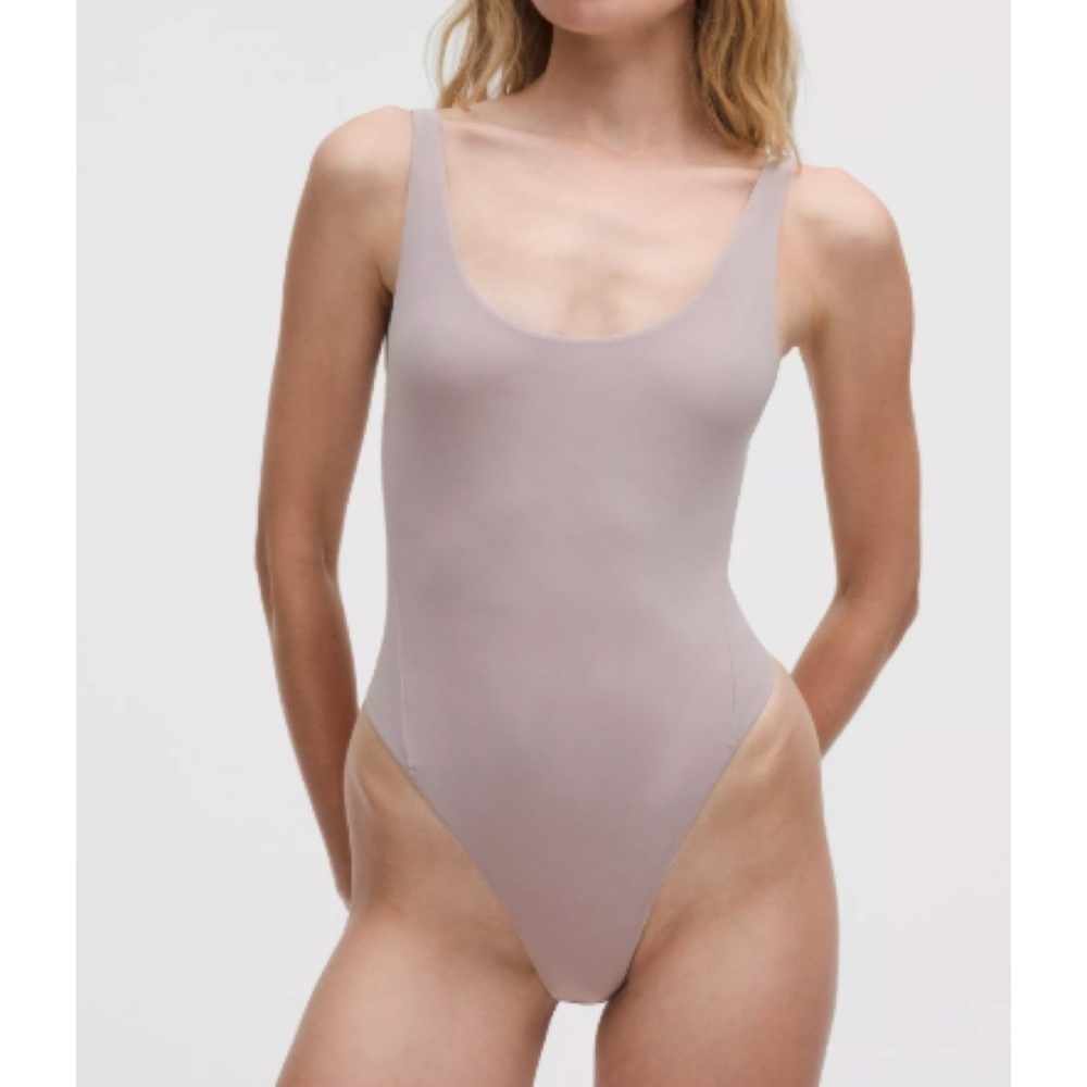 Lululemon Nulu Mesh Scoop Back Sleeveless Bodysuit